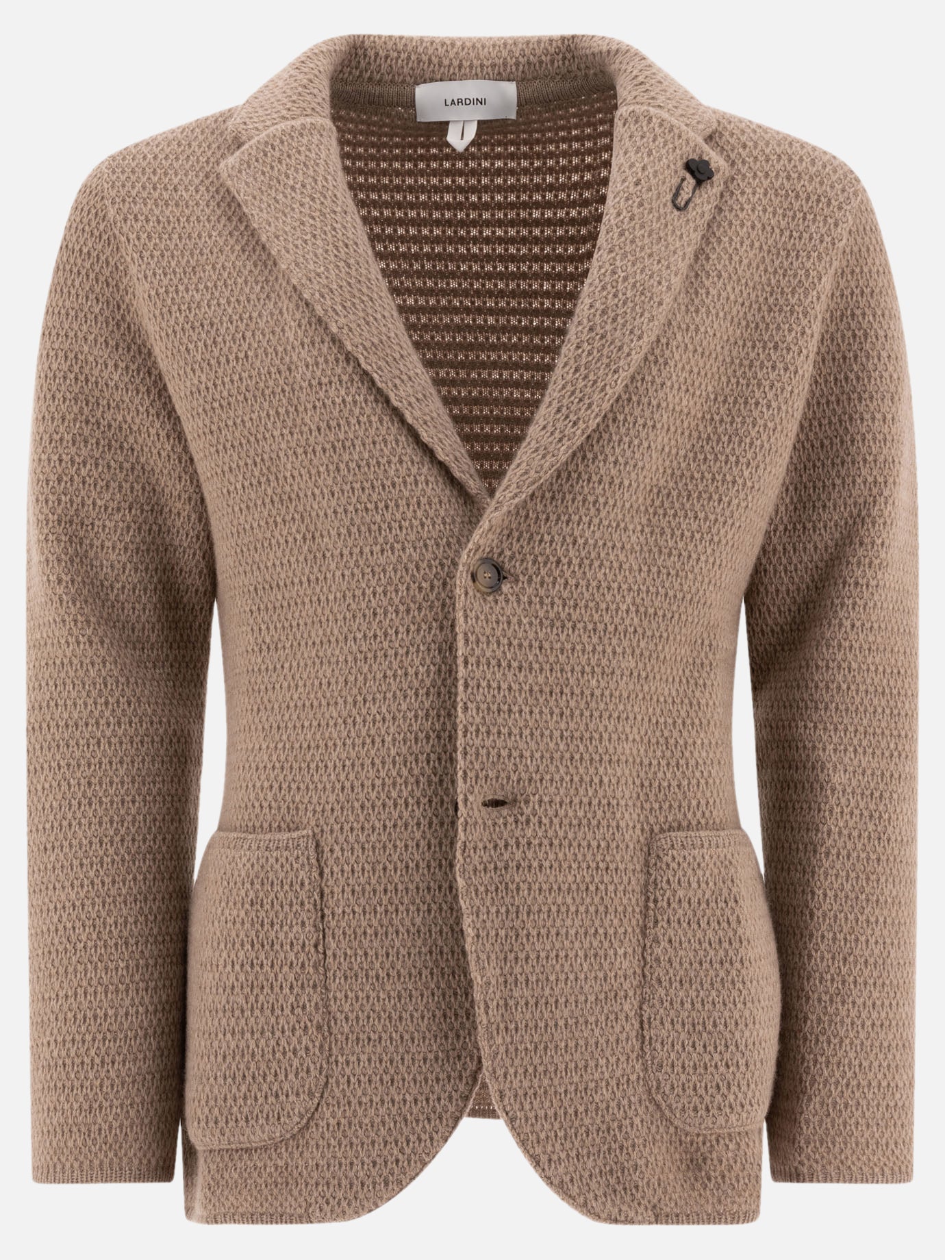 Lardini Unlined cashmere blazer Beige