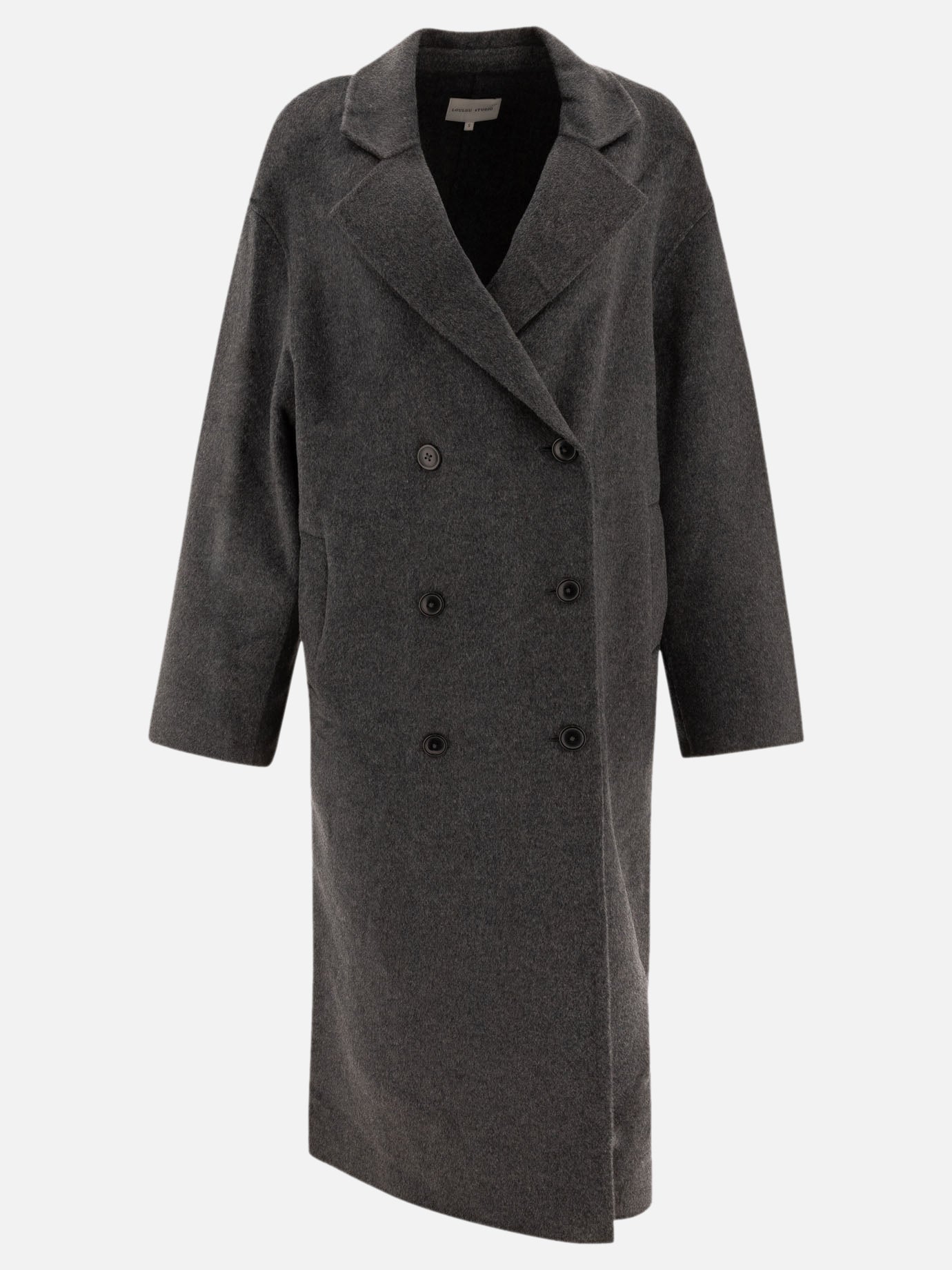 Loulou Studio "Borneo" coat Grey