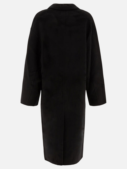 Long coats Solid colour  Black - Loulou Studio Women | PLP | VIETTI Online Store | 2
