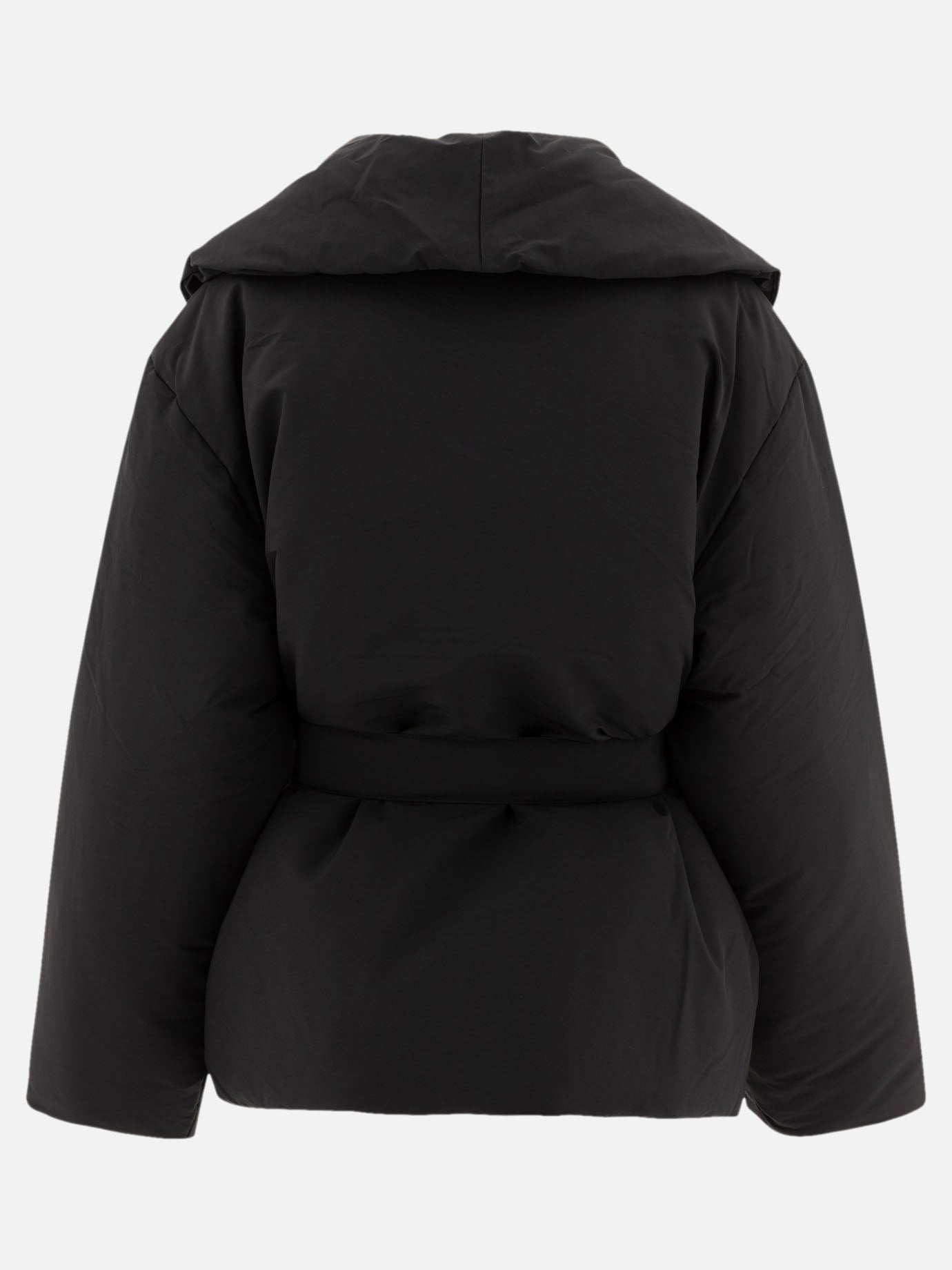 Down jackets Solid colour  Black - Loulou Studio Women | PDP | VIETTI Online Store | thumbnail_2