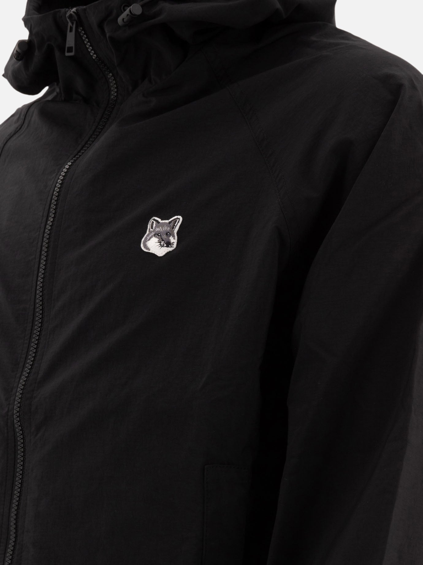 Giacche a vento Solid colour  Nero - Maison Kitsuné Uomo | PDP | VIETTI Online Store | Zoom-Modal_4
