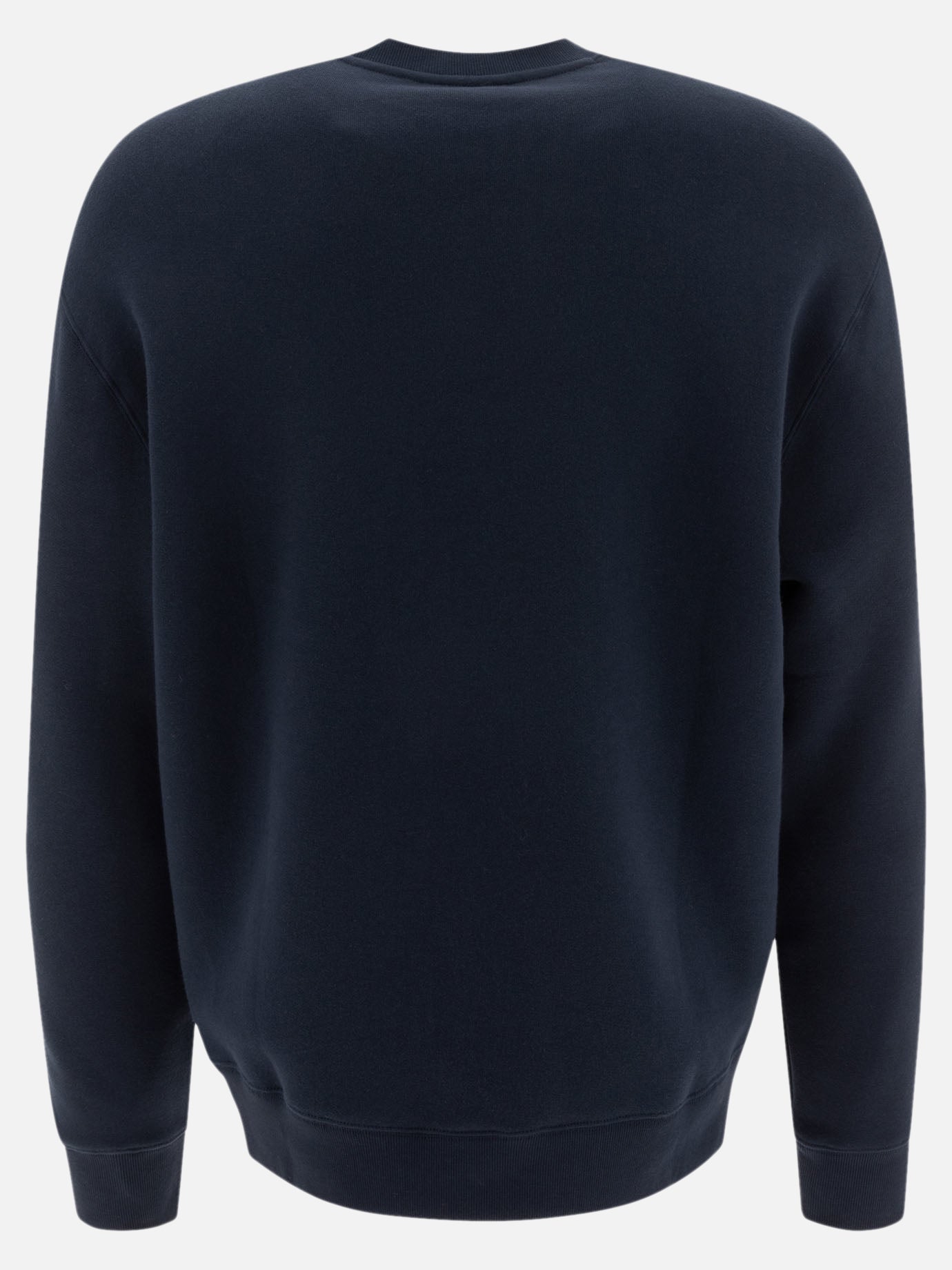 Maison Kitsuné "Handwriting Striped" sweatshirt Blue