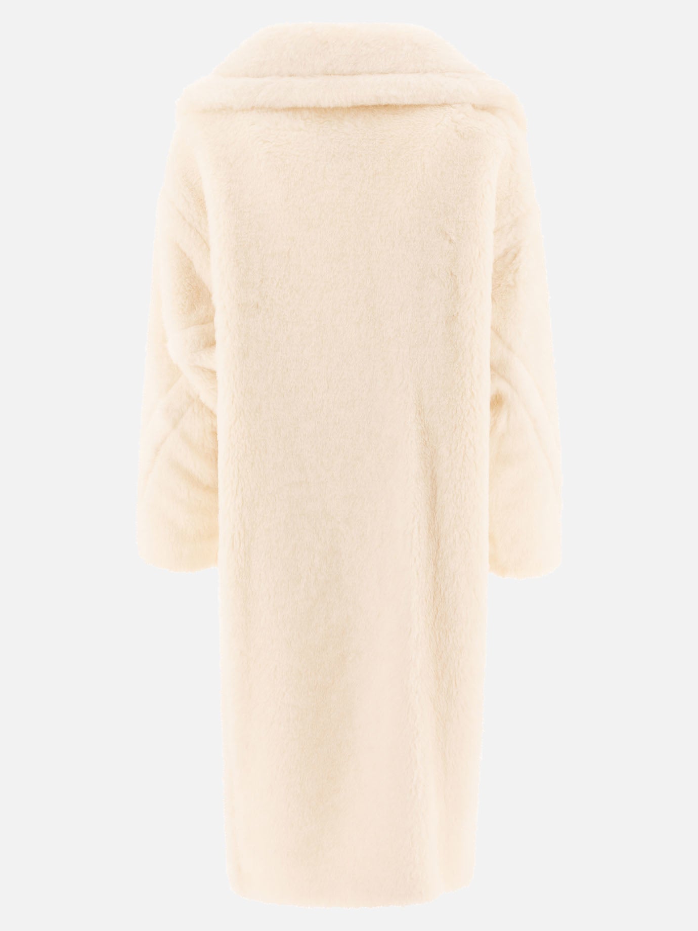 Max Mara "Teddy Bear Icon" coat in alpaca and silk White