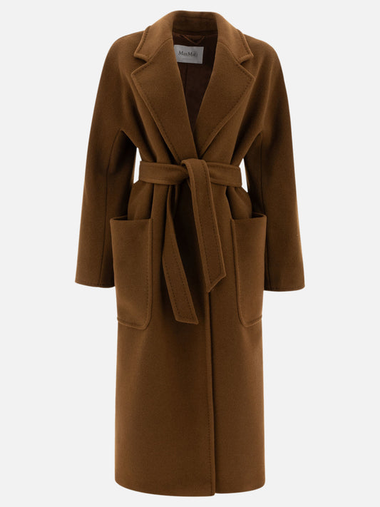 Long coats Solid colour  Brown - Max Mara Women | PLP | VIETTI Online Store 
