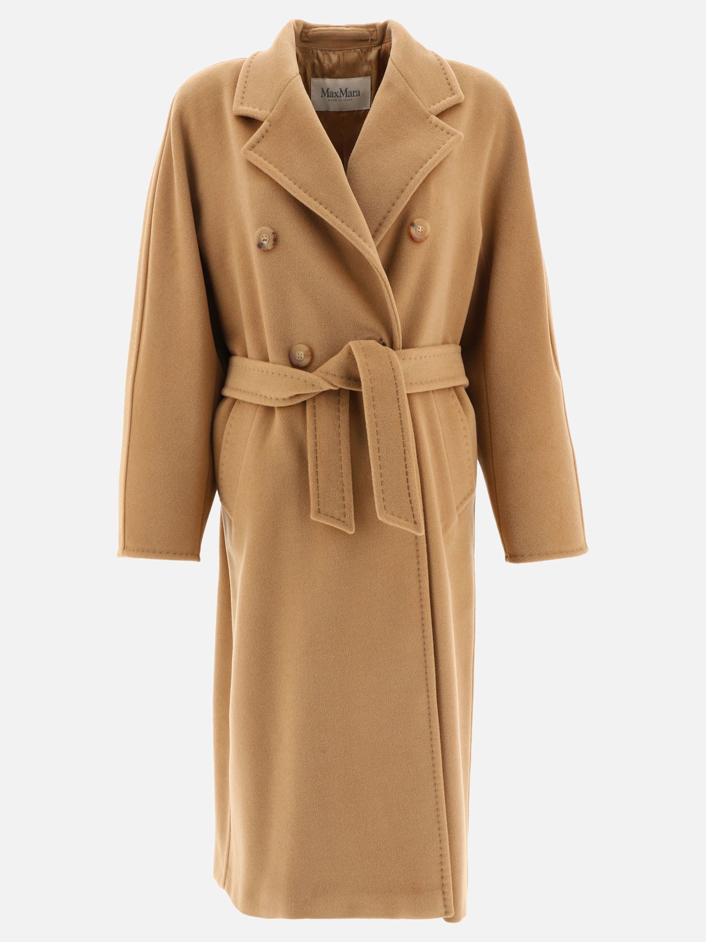 Long coats Solid colour  Brown - Max Mara Women | PDP | VIETTI Online Store | thumbnail
