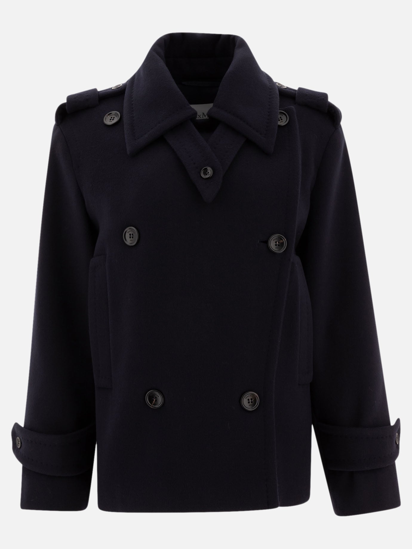 Wool and cashmere coat