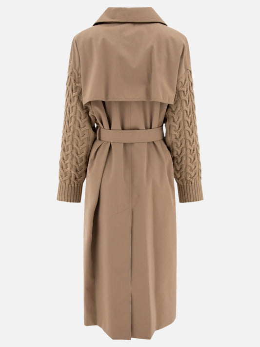 Raincoats & Trench coats Solid colour  Beige - Max Mara Women | PLP | VIETTI Online Store | 2
