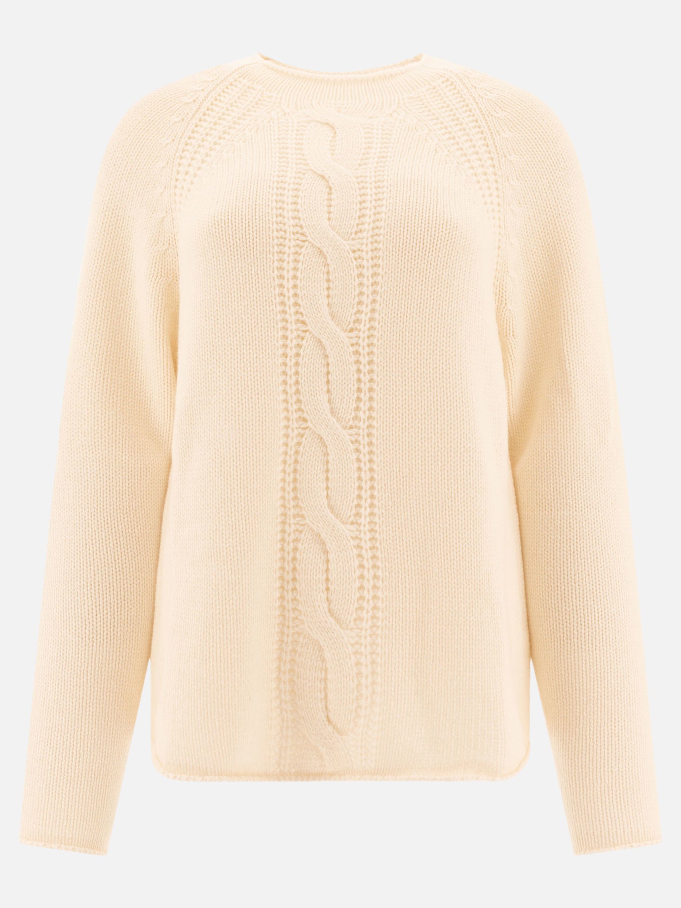 Max Mara "Pico" cashmere yarn sweater White