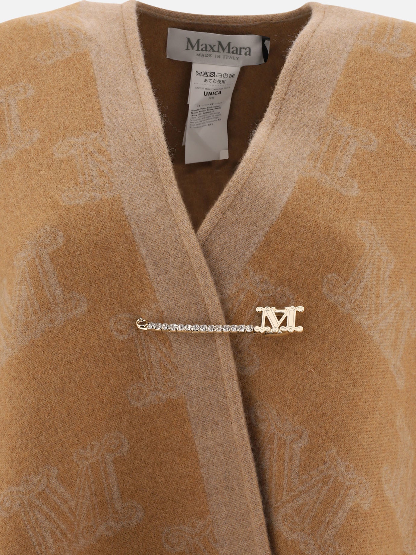 Capes Logo  Beige - Max Mara Women | PDP | VIETTI Online Store | Zoom-Modal_3
