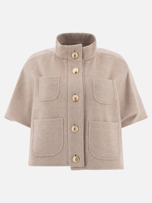 Capes Solid colour  Beige - Max Mara Women | PLP | VIETTI Online Store 
