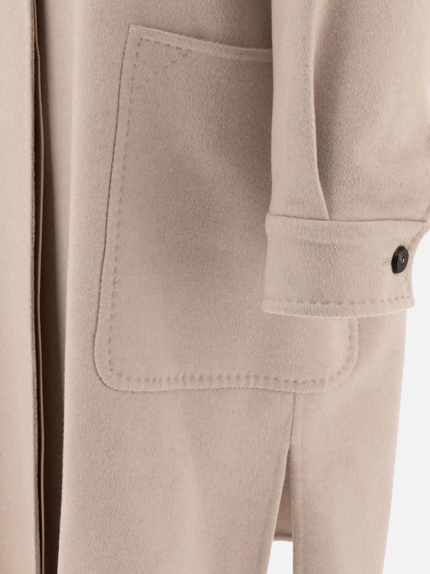 Max Mara Atelier Oversize coat in cashmere Beige