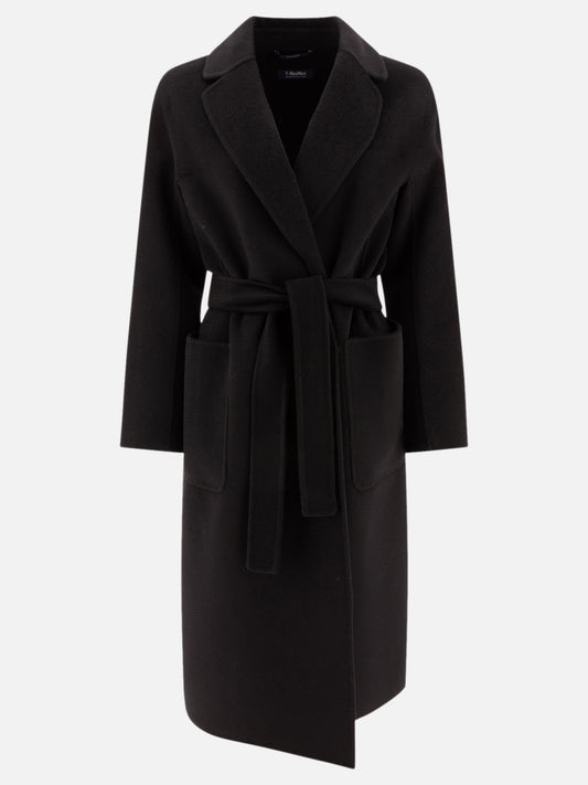 Long coats Solid colour  Black - Max Mara S Women | PLP | VIETTI Online Store 
