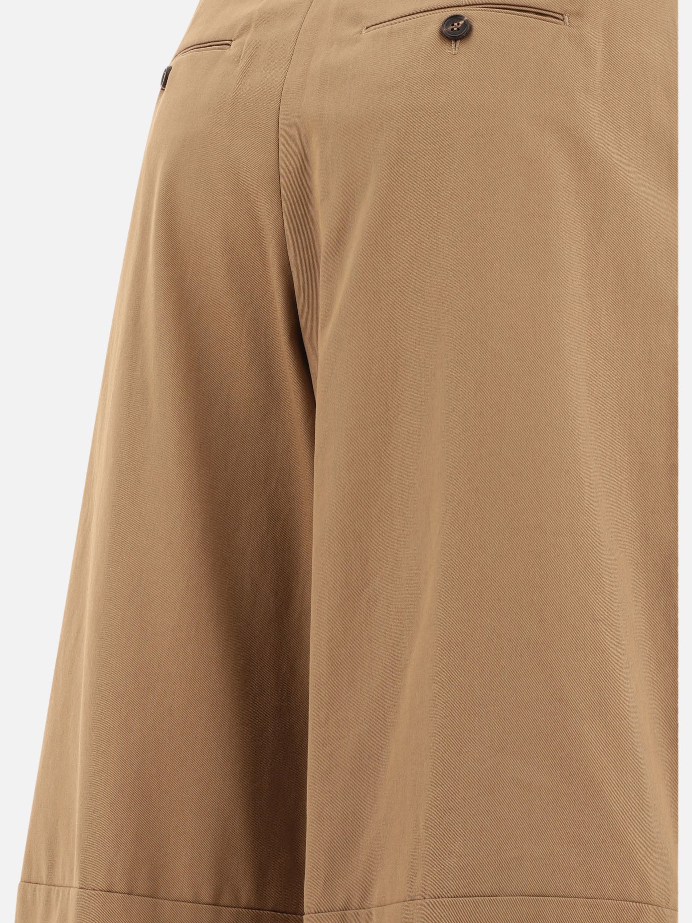 Pantaloni ampi in gabardina "Dina"