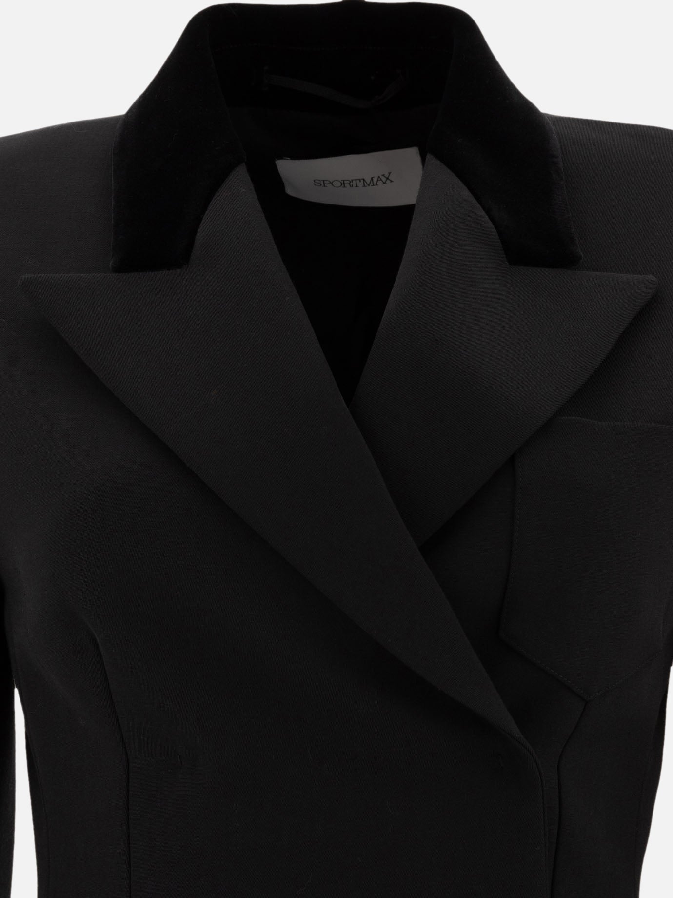 Blazers Solid colour  Black - Max Mara Sportmax Women | PDP | VIETTI Online Store | thumbnail_3
