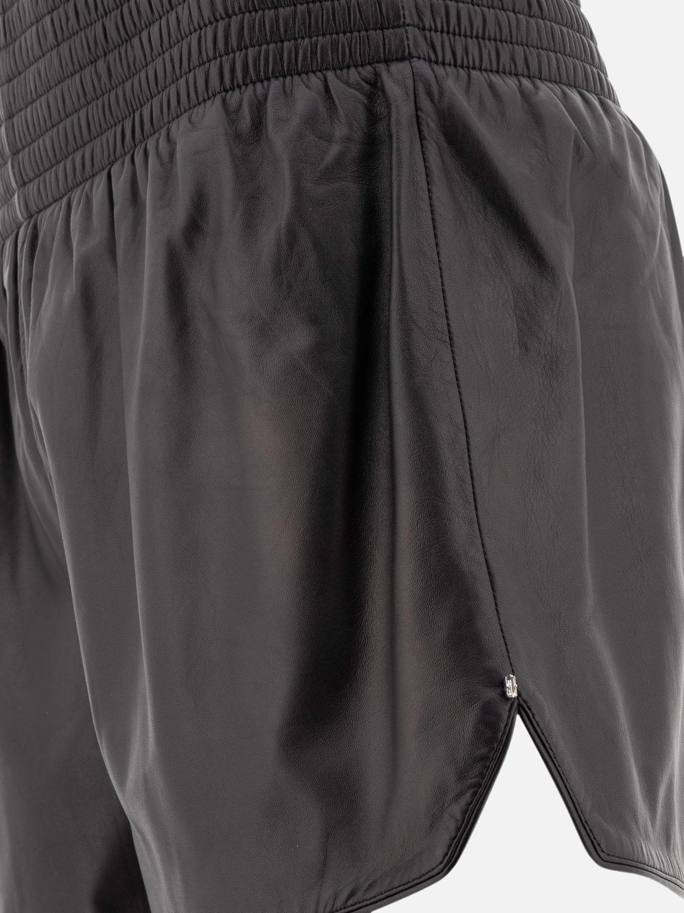 Max Mara Sportmax Nappa shorts Black