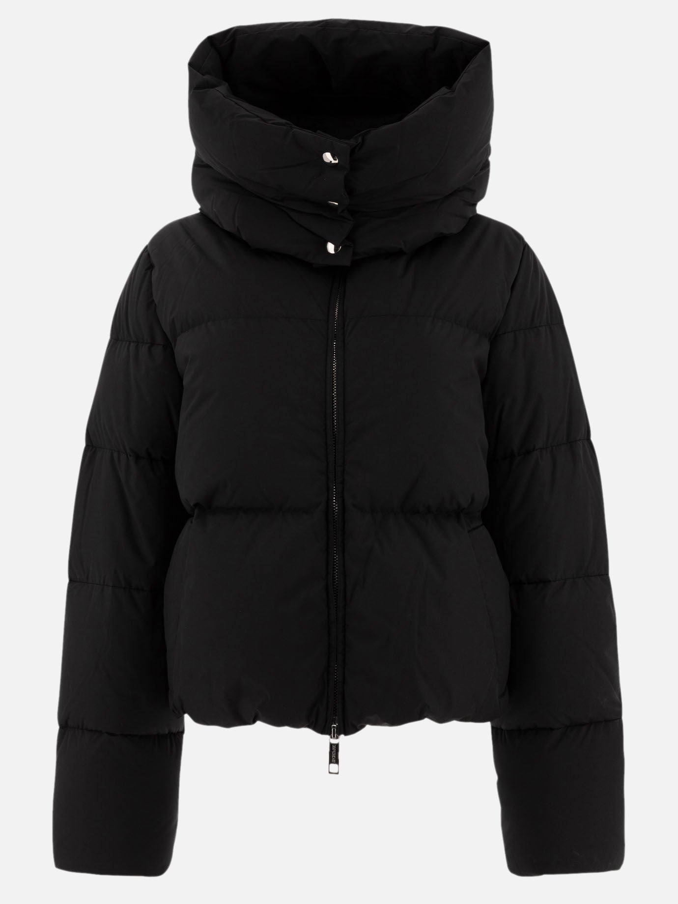 Max Mara Sportmax Oversize down jacket in waterproof fabric Black