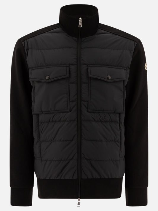 Quilted & Utility Jackets Solid colour  Black - Moncler Men | PLP | VIETTI Online Store 

