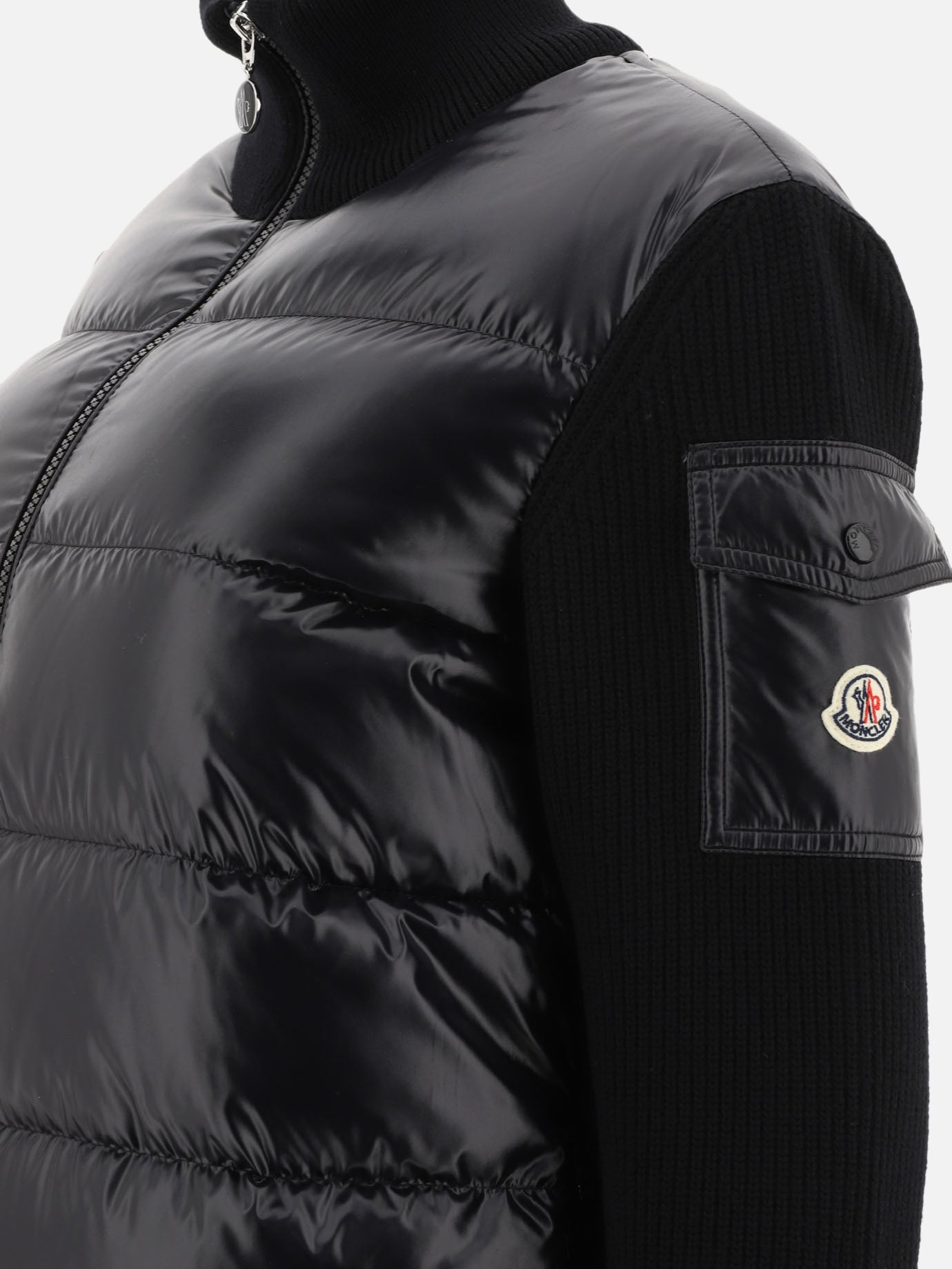 Down jackets Solid colour  Black - Moncler Women | PDP | VIETTI Online Store | thumbnail_4