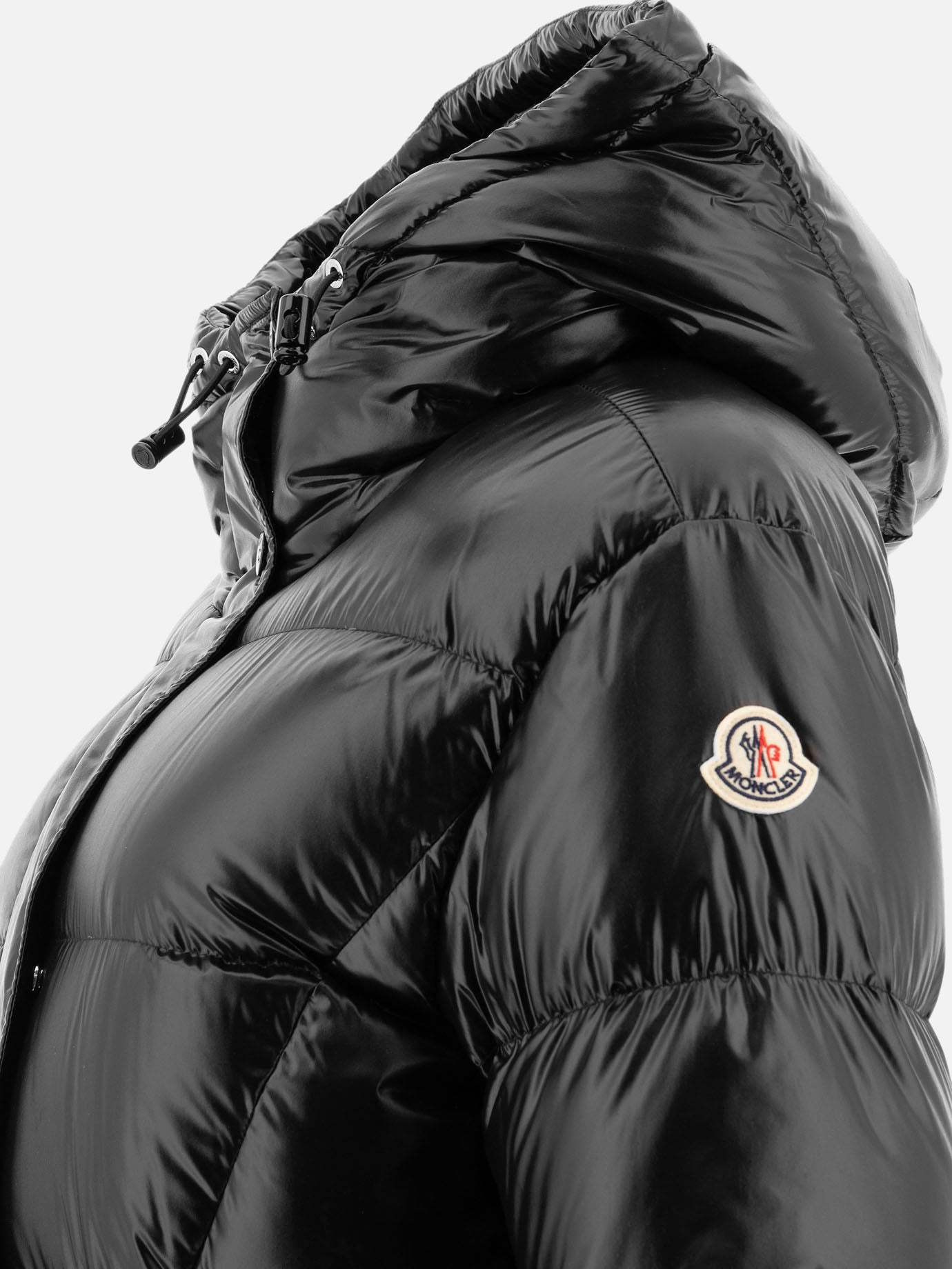 Down coats Solid colour  Black - Moncler Women | PDP | VIETTI Online Store | thumbnail_4