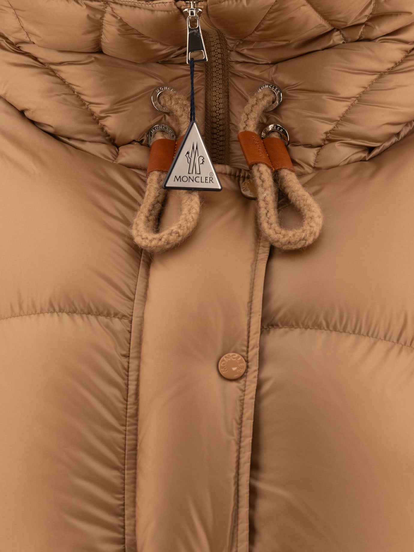 Moncler "Borey" down jacket Beige