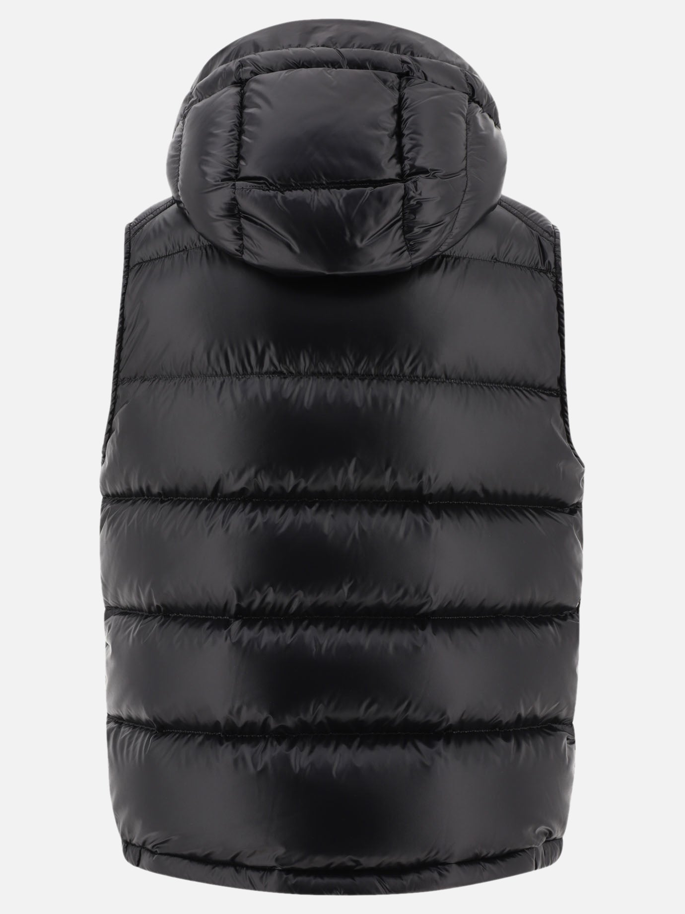 Giacche smanicate Solid colour  Nero - Moncler Uomo | PDP | VIETTI Online Store | thumbnail_2