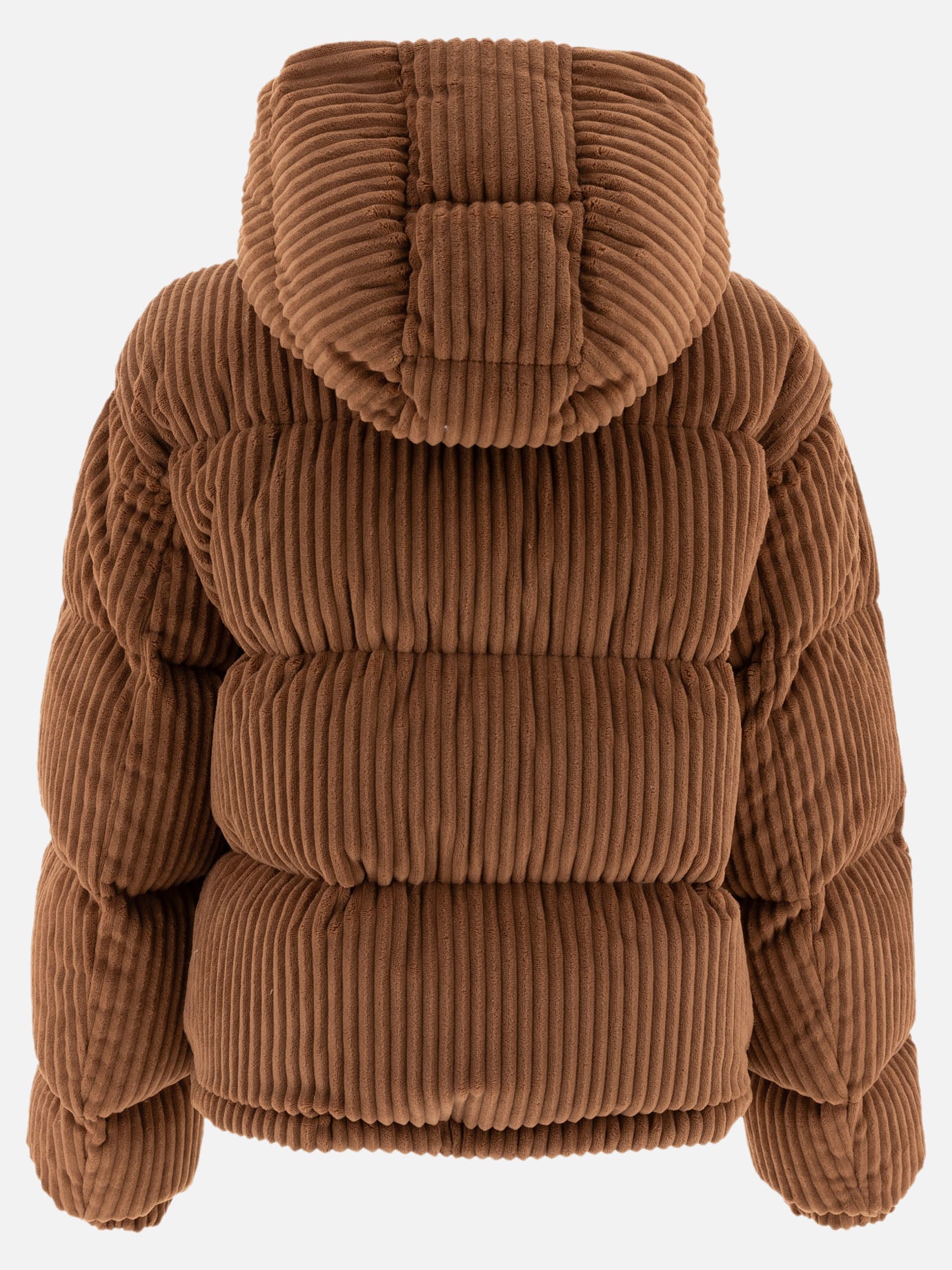 Moncler "Daos" corduroy down jacket Brown