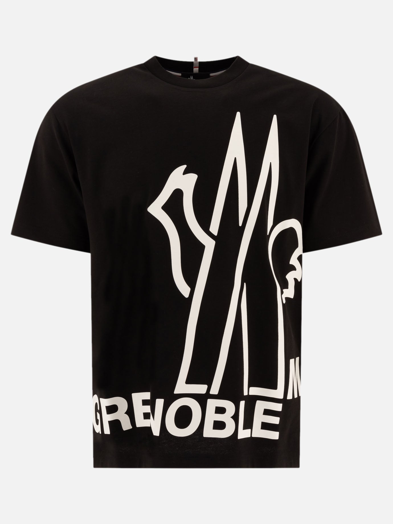 Crewneck t-shirts Logo  Black - Moncler Grenoble Men | PDP | VIETTI Online Store | Zoom-Modal
