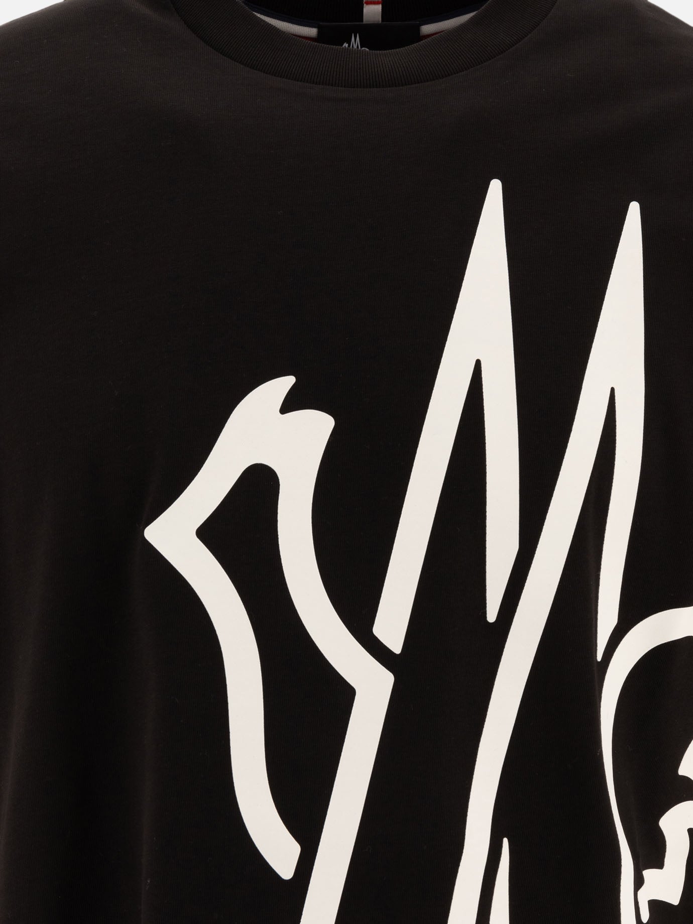 Crewneck t-shirts Logo  Black - Moncler Grenoble Men | PDP | VIETTI Online Store | thumbnail_3