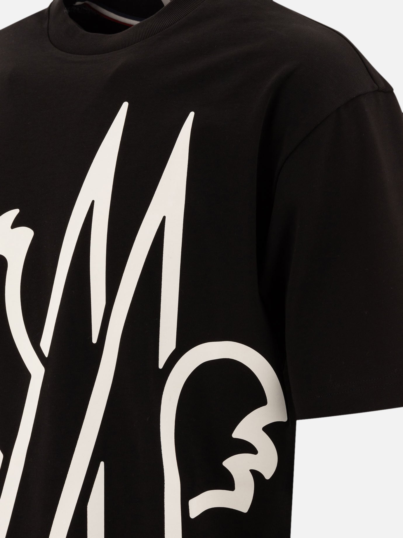 Crewneck t-shirts Logo  Black - Moncler Grenoble Men | PDP | VIETTI Online Store | thumbnail_4