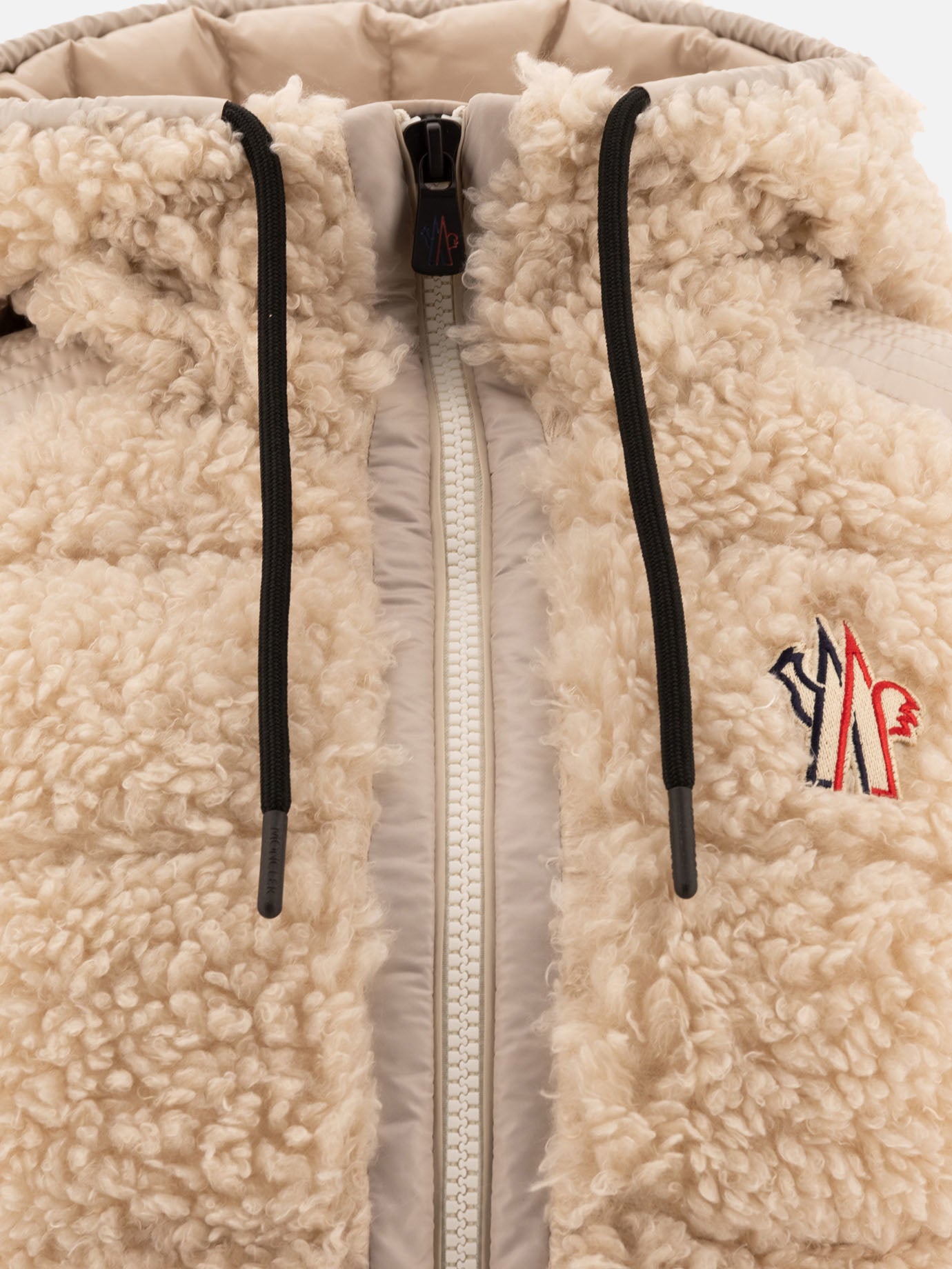 Shearling down vest