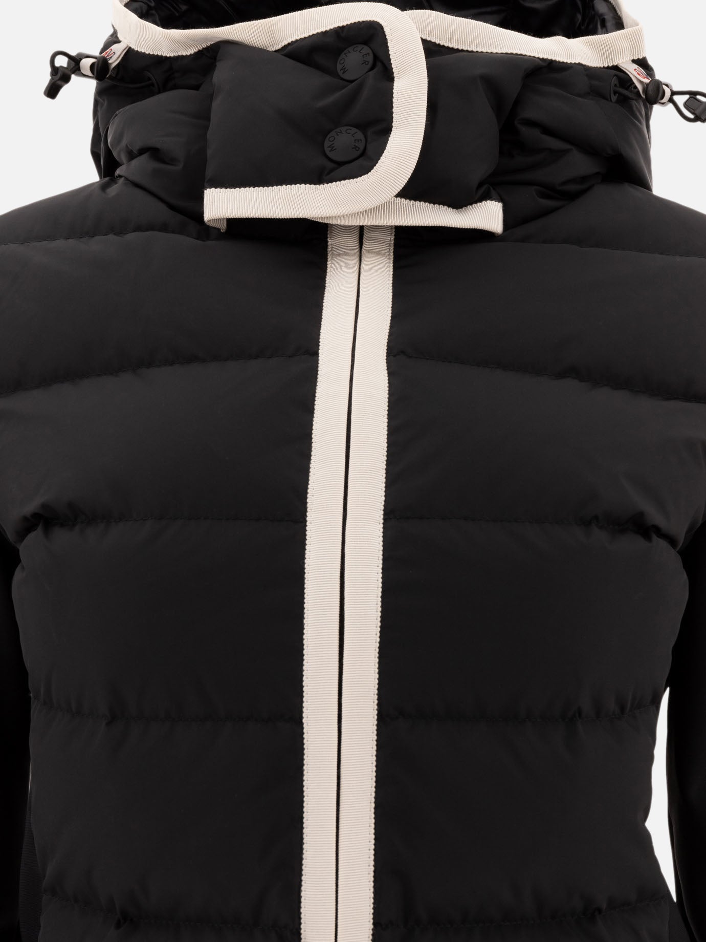 Moncler Grenoble Down jacket with contrasting details Black