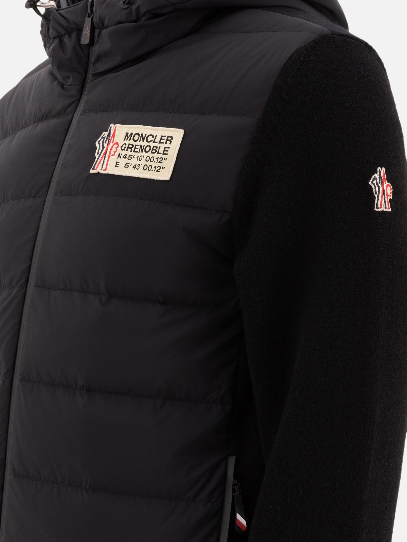 Down jackets Solid colour  Black - Moncler Grenoble Men | PDP | VIETTI Online Store | thumbnail_4