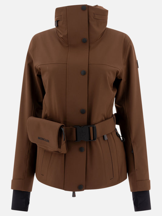 Technical jackets Solid colour  Brown - Moncler Grenoble Women | PLP | VIETTI Online Store 
