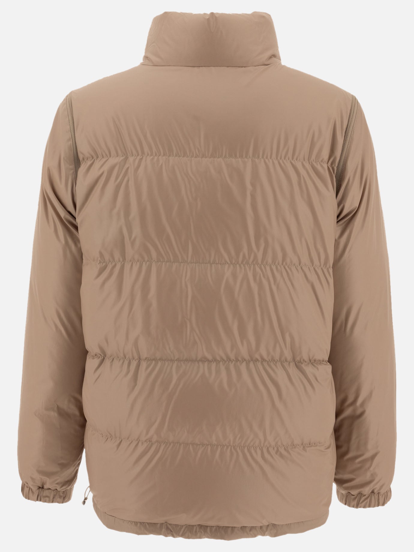 Down jackets Solid colour  Beige - Moncler Women | PDP | VIETTI Online Store | thumbnail_4