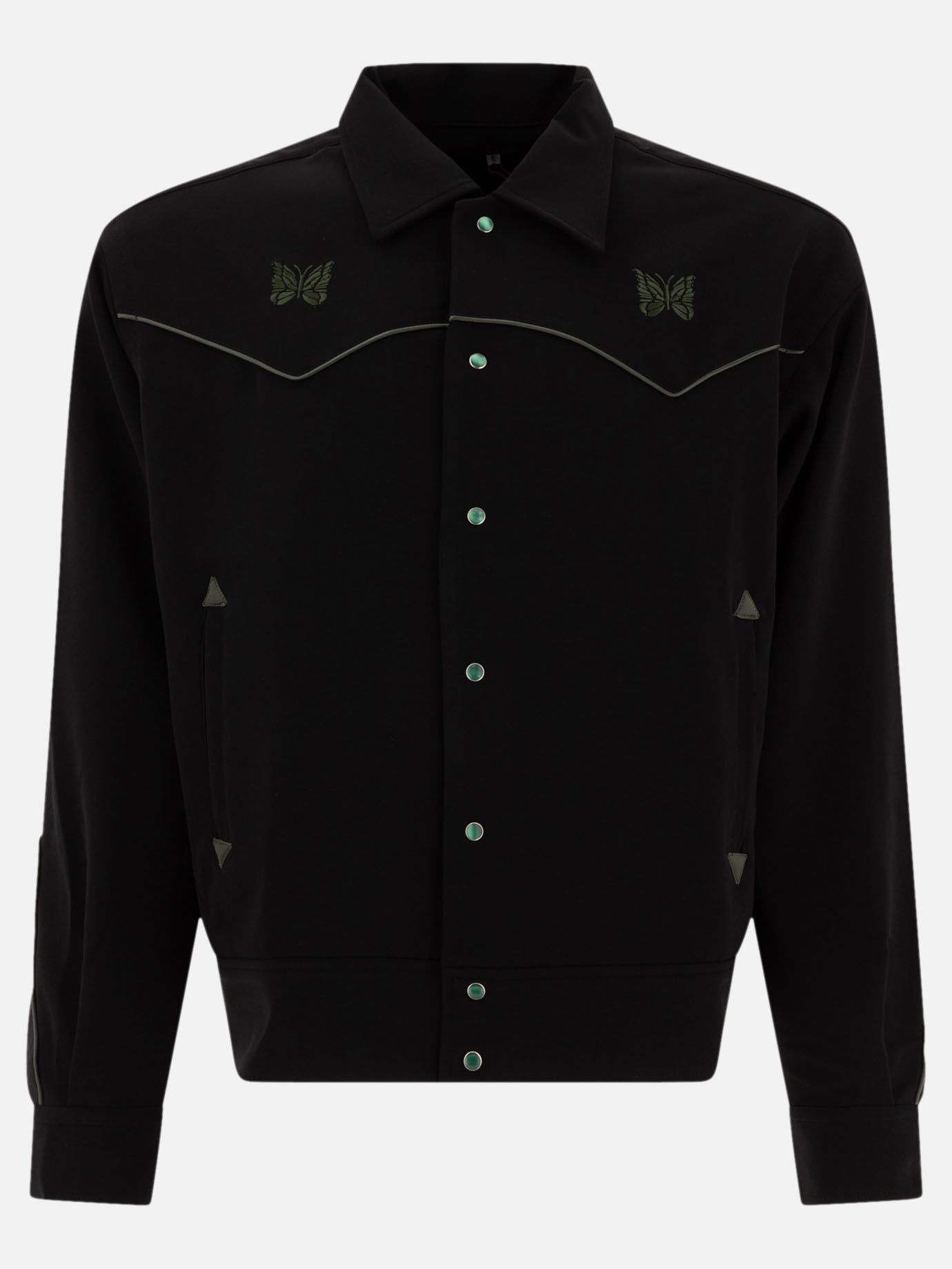 Overshirt jackets Solid colour  Black - Needles Men | PDP | VIETTI Online Store | Zoom-Modal
