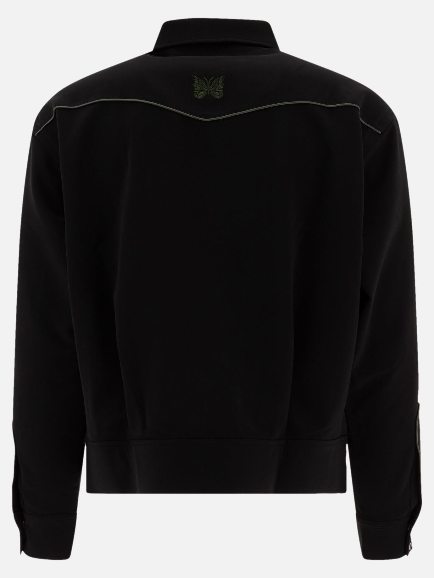 Overshirt jackets Solid colour  Black - Needles Men | PDP | VIETTI Online Store | thumbnail_2