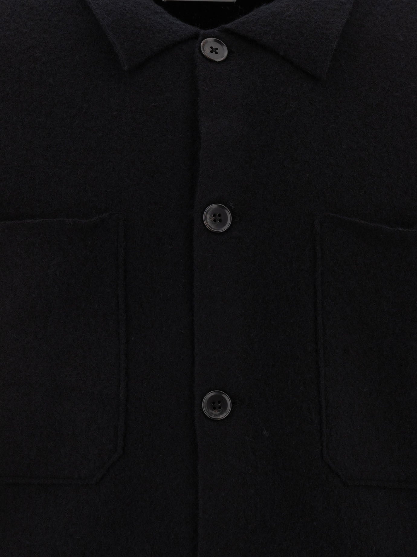 Overshirt jackets Solid colour  Black - NN.07 Men | PDP | VIETTI Online Store | Zoom-Modal_3
