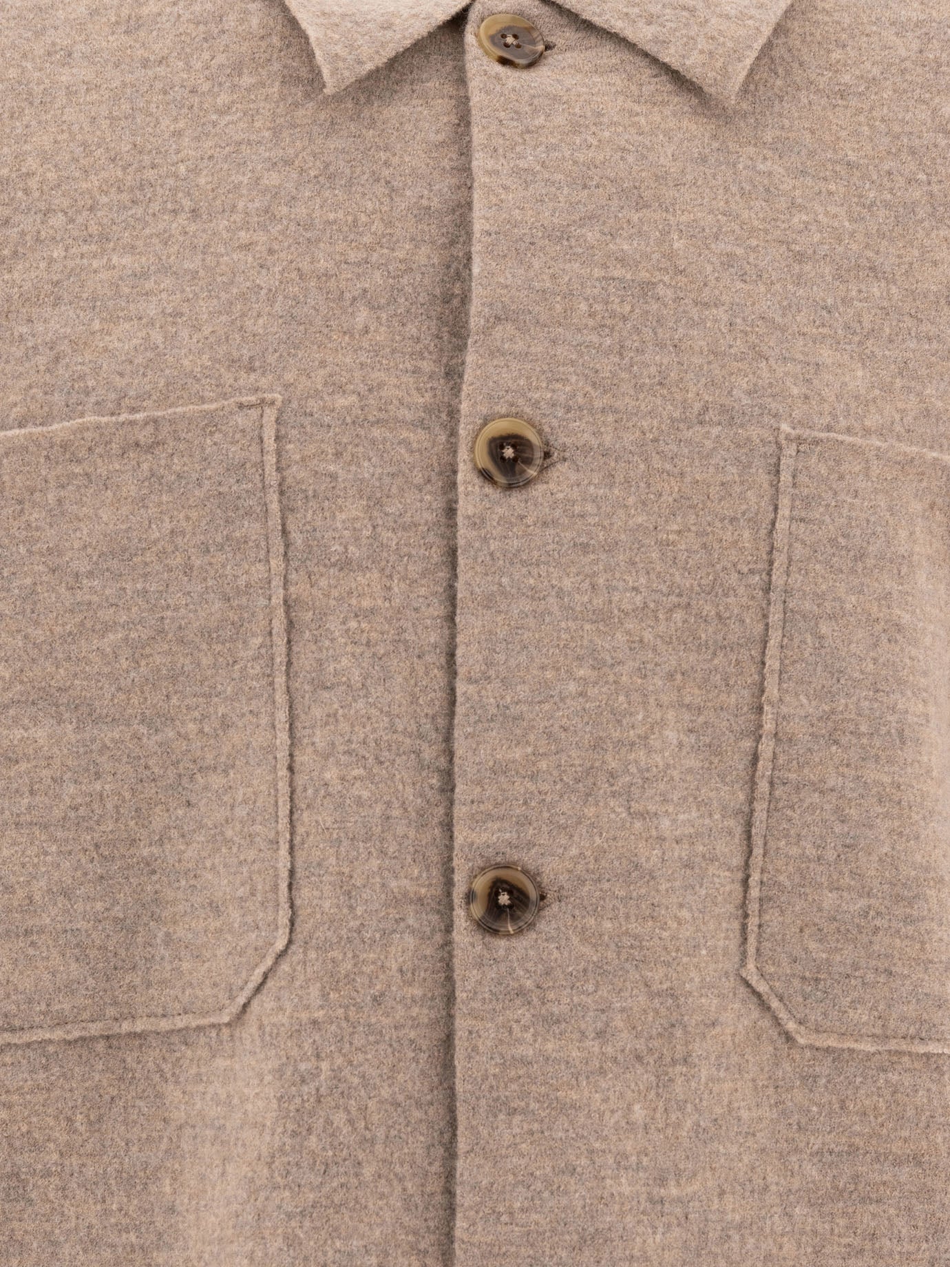 Overshirt jackets Solid colour  Beige - NN.07 Men | PDP | VIETTI Online Store | thumbnail_3