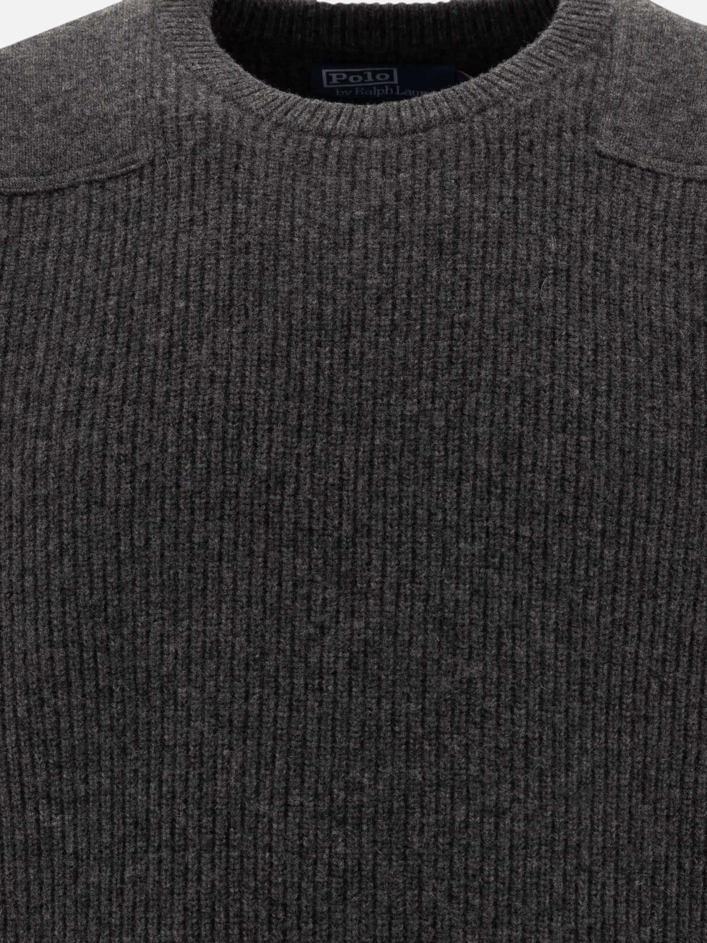 Polo Ralph Lauren English rib wool sweater Grey