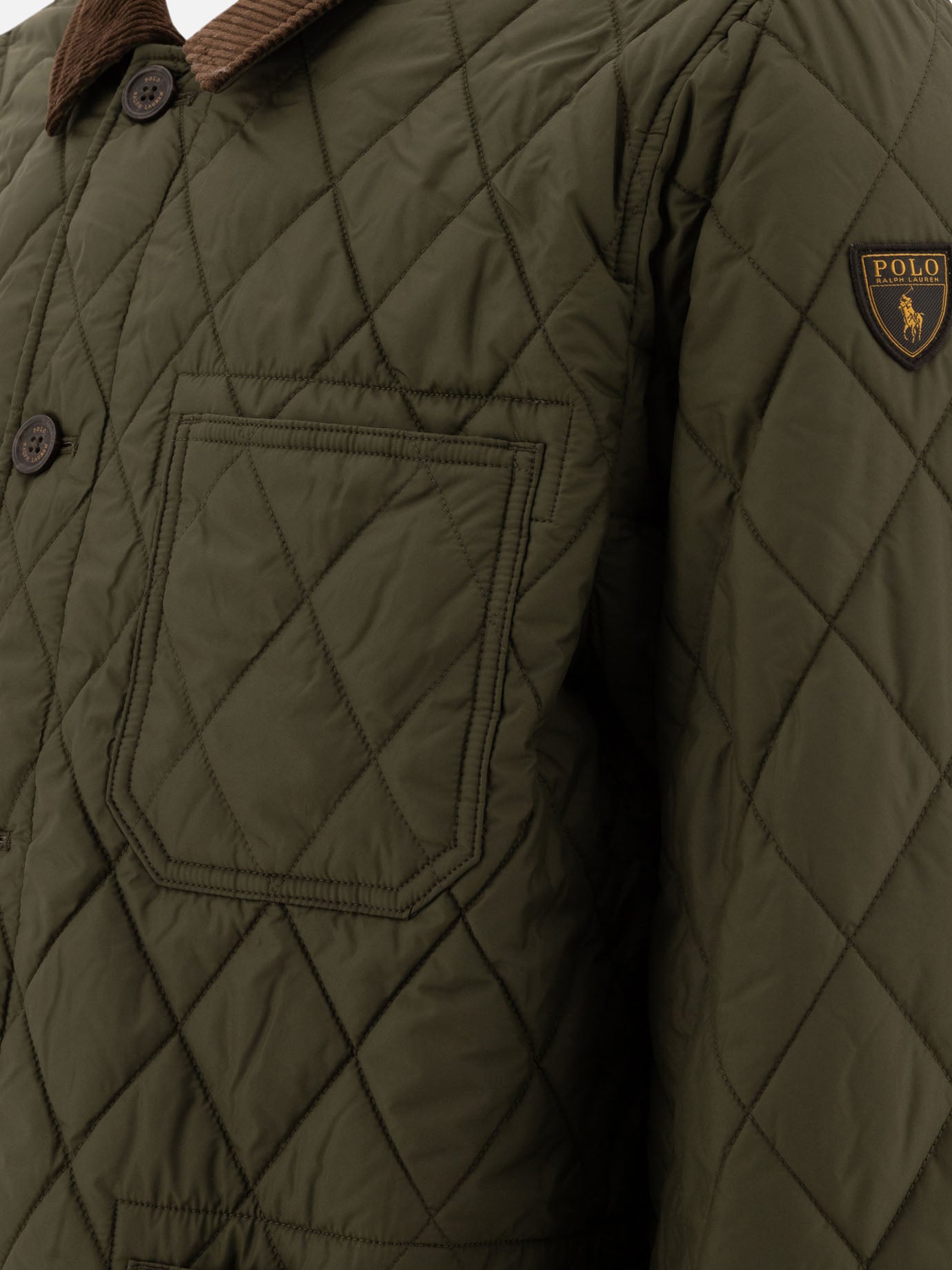 Quilted & Utility Jackets Solid colour  Green - Polo Ralph Lauren Men | PDP | VIETTI Online Store | thumbnail_4