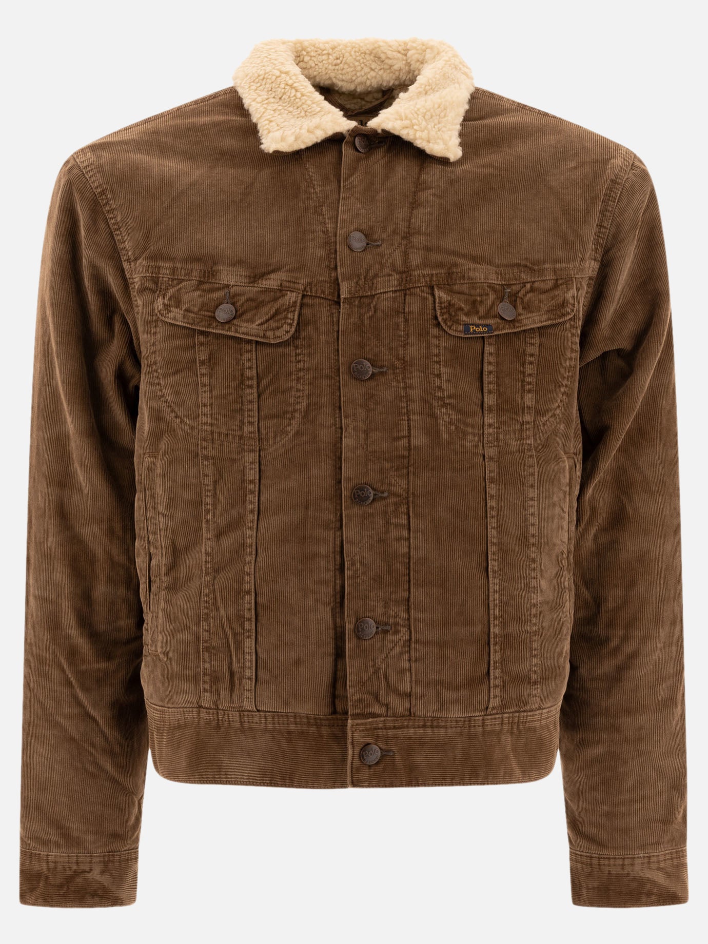 Quilted & Utility Jackets Solid colour  Brown - Polo Ralph Lauren Men | PDP | VIETTI Online Store | thumbnail