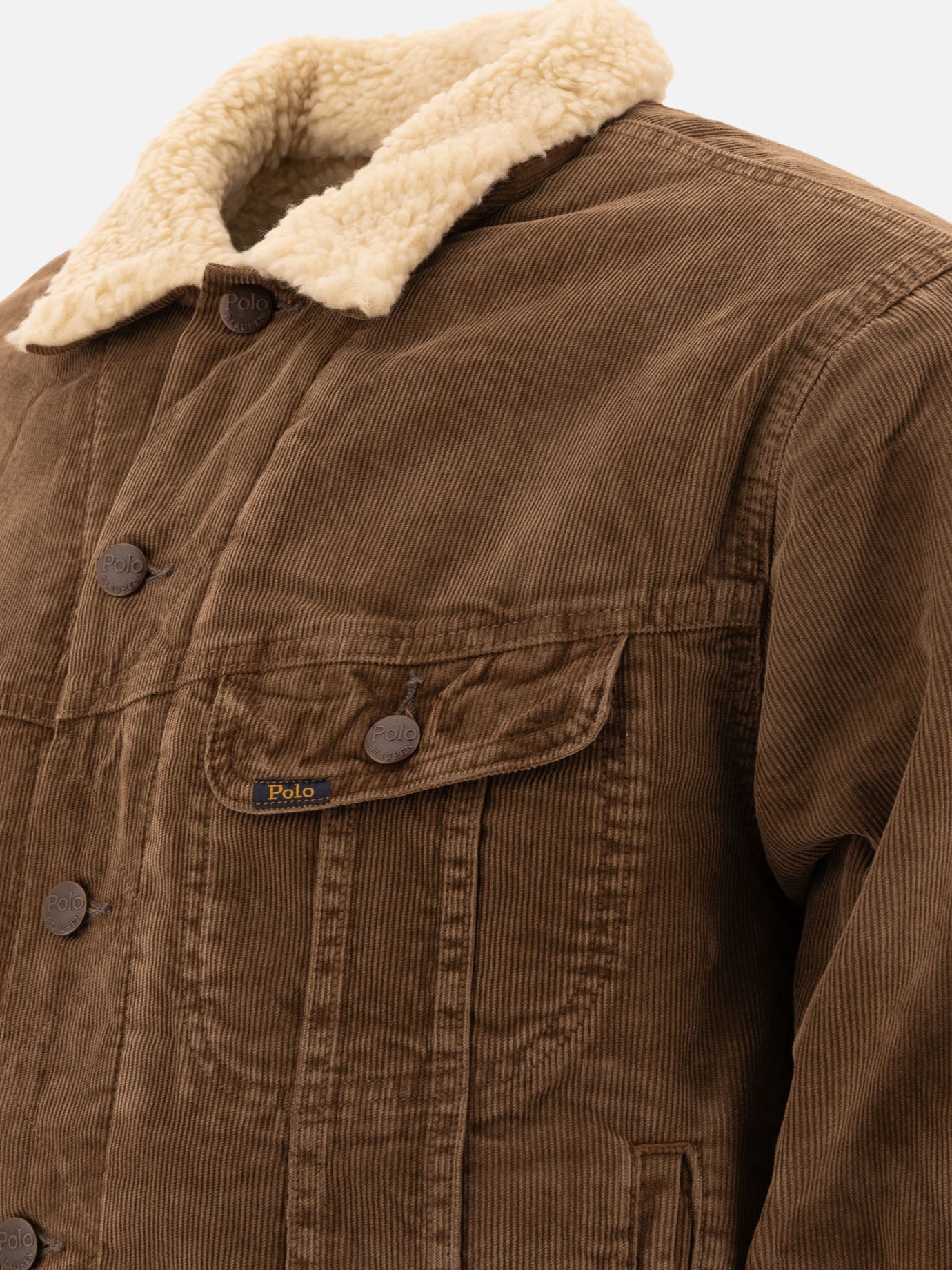 Quilted & Utility Jackets Solid colour  Brown - Polo Ralph Lauren Men | PDP | VIETTI Online Store | thumbnail_4
