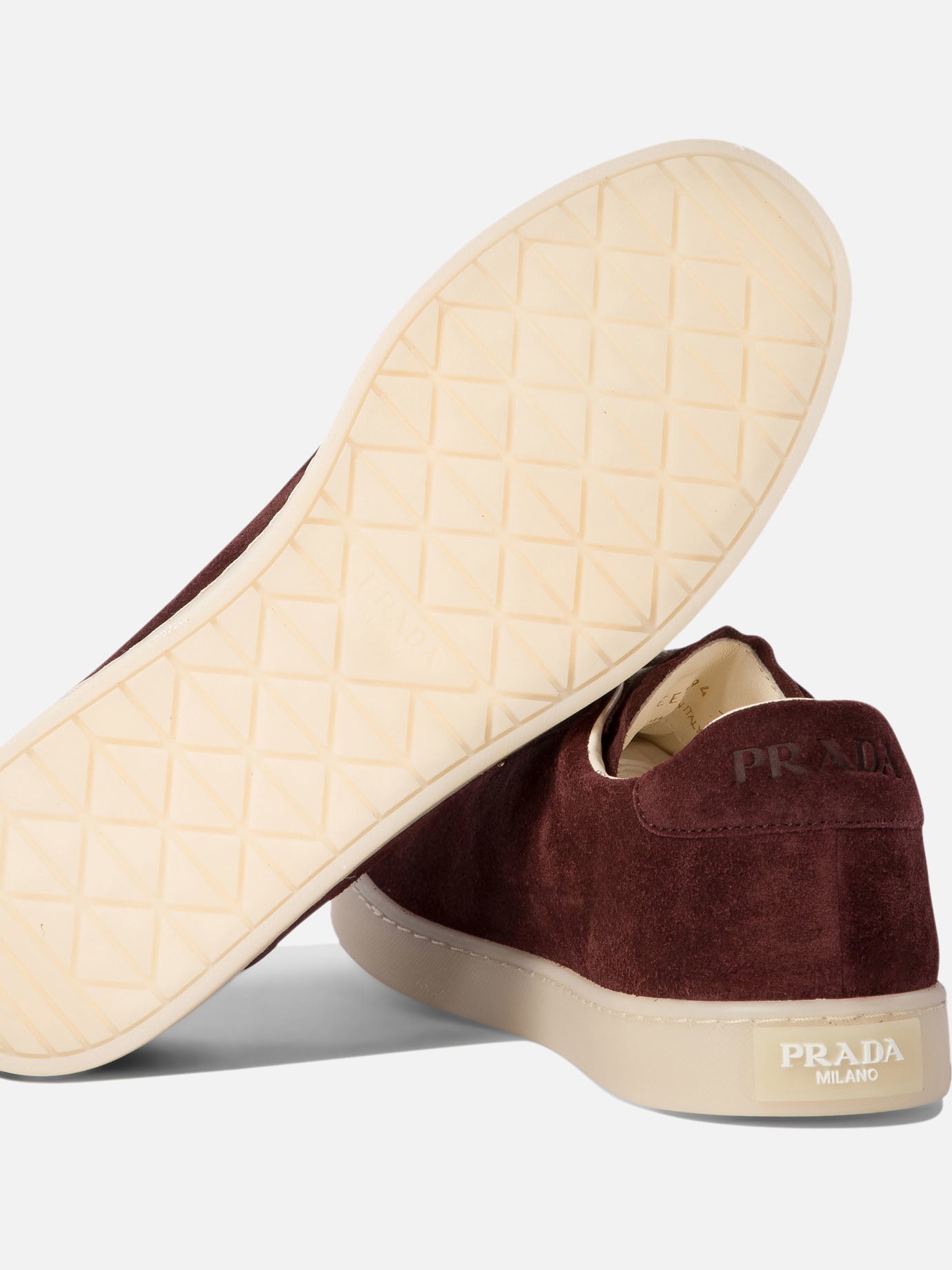 Prada "Lane" sneakers Bordeaux