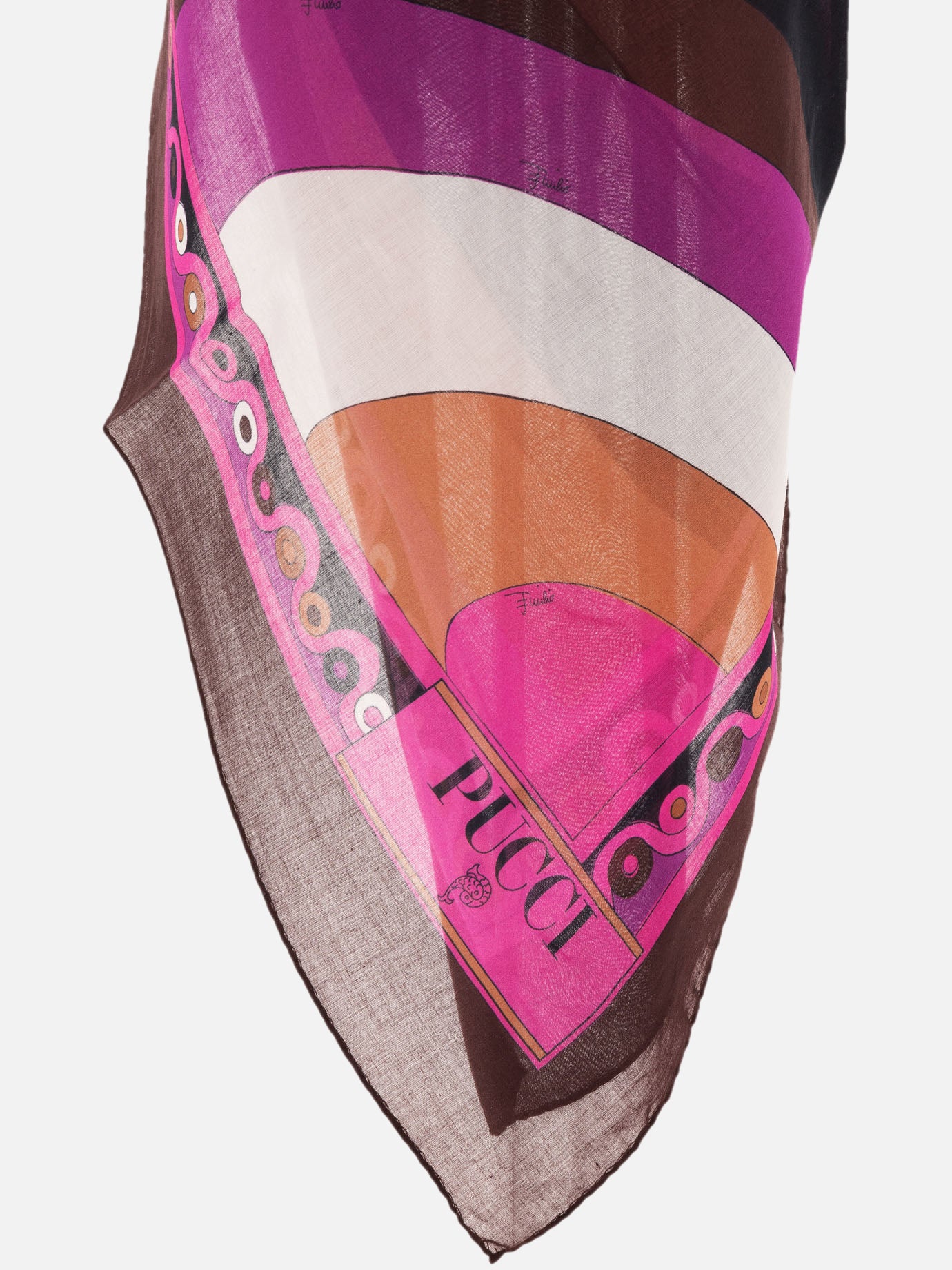 Pucci Iride and Onde-printed sarong Fuchsia