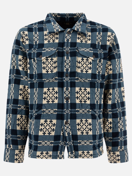 Overshirt jackets Print  Blue - RRL by Ralph Lauren Men | PLP | VIETTI Online Store 
