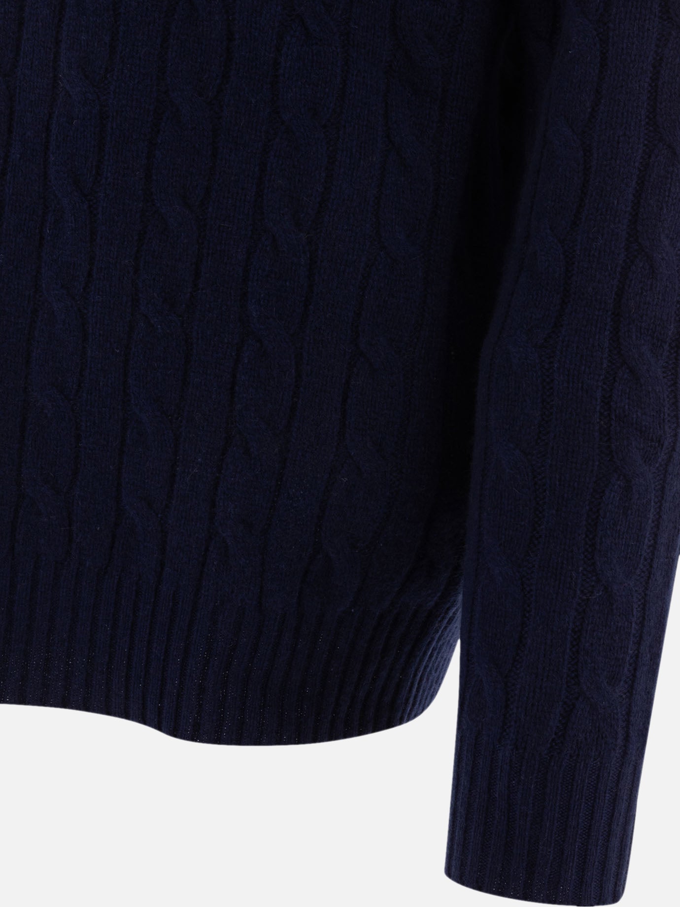 Maglioni girocollo Textured knit  Blu - Polo Ralph Lauren Uomo | PDP | VIETTI Online Store | Zoom-Modal_2
