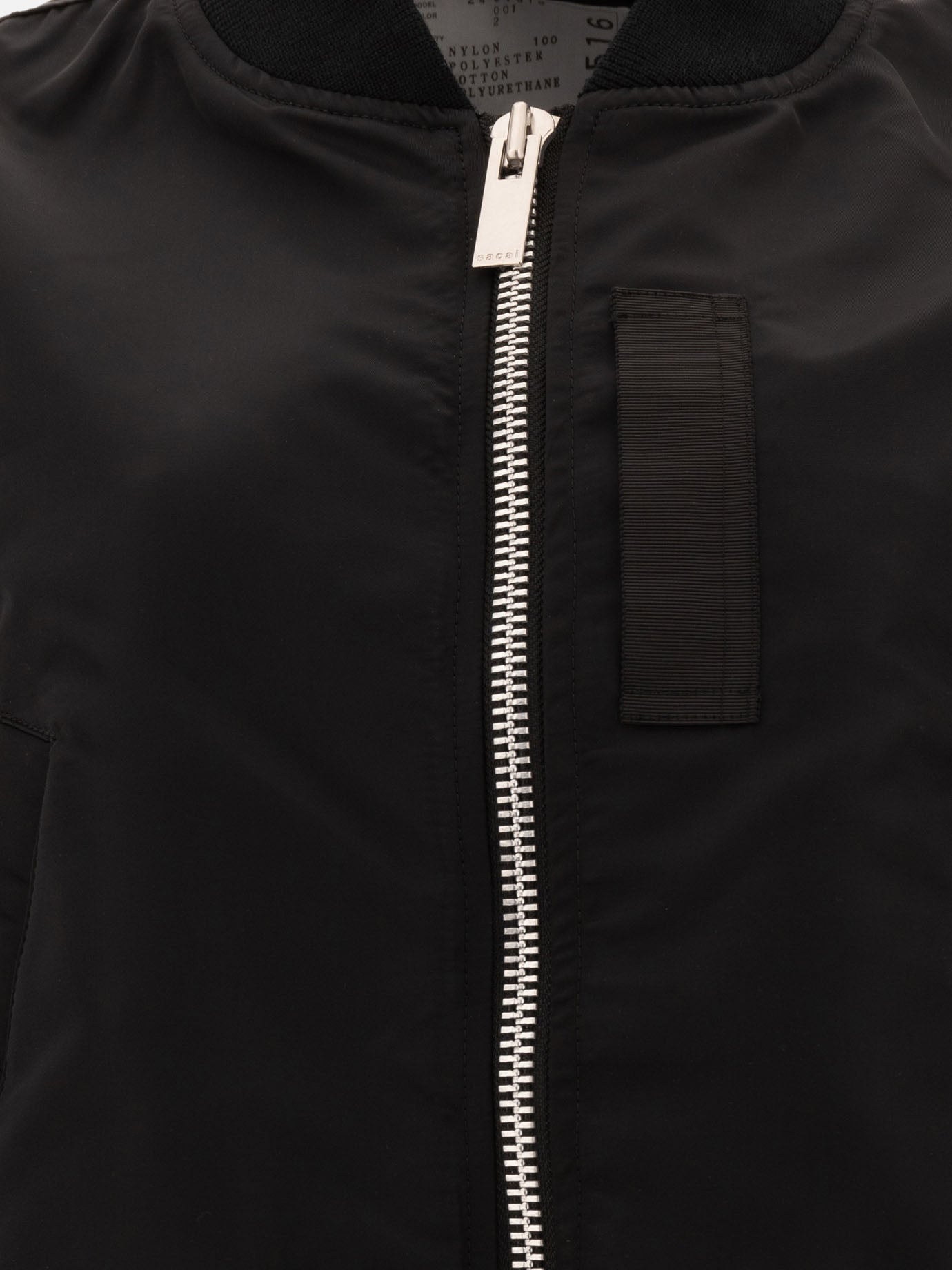 Bomber jackets Solid colour  Black - Sacai Women | PDP | VIETTI Online Store | thumbnail_3