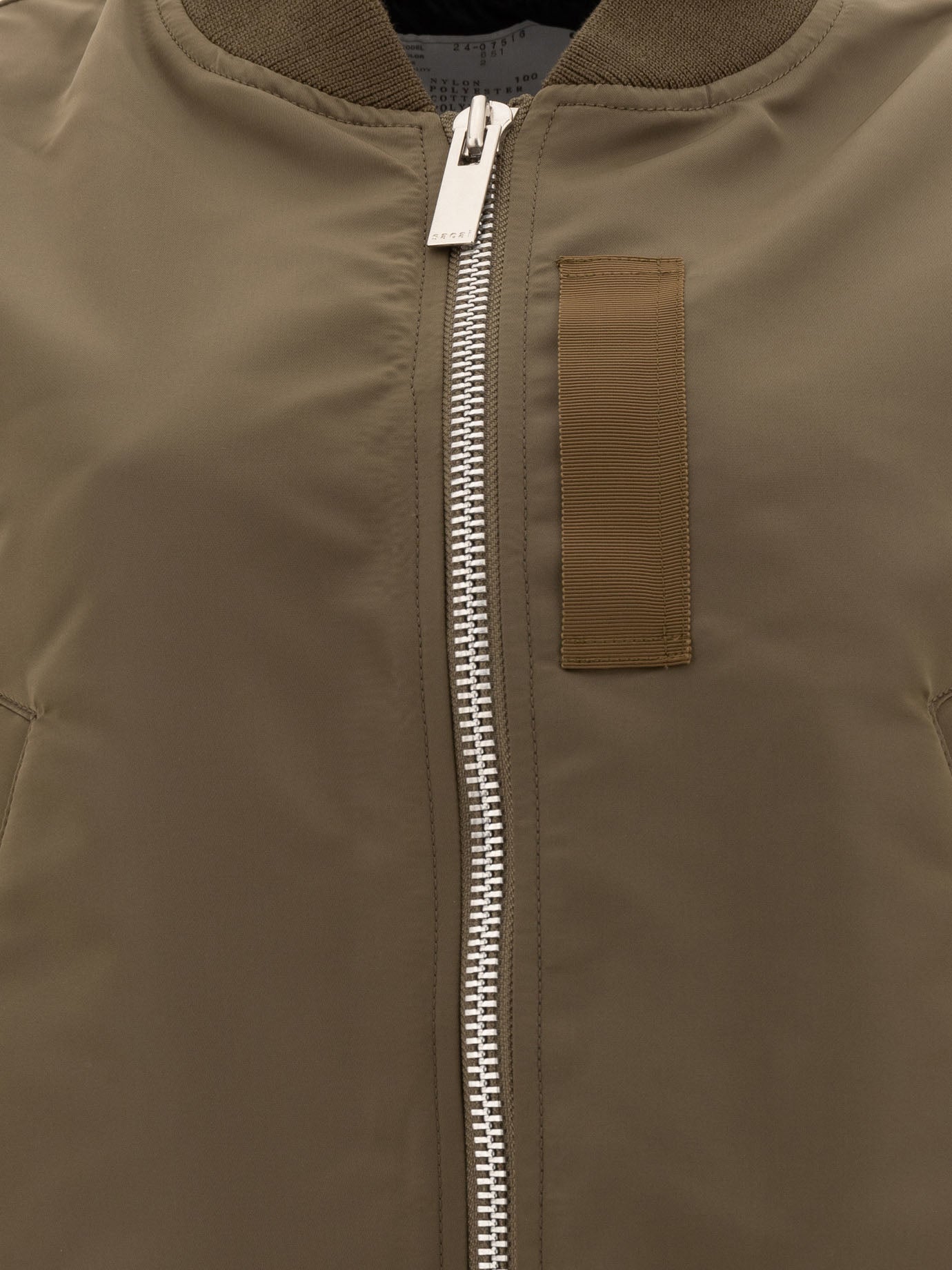 Bomber jackets Solid colour  Green - Sacai Women | PDP | VIETTI Online Store | Zoom-Modal_3
