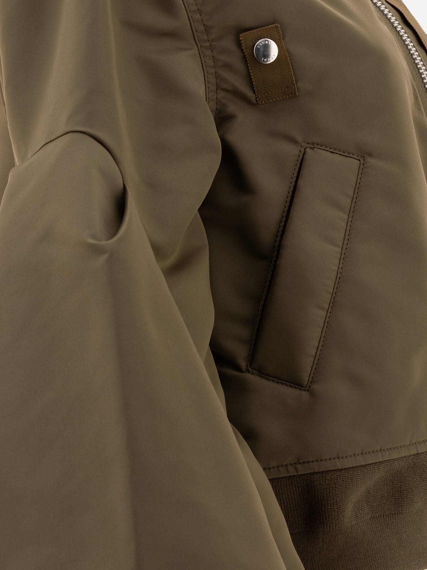 Bomber jackets Solid colour  Green - Sacai Women | PDP | VIETTI Online Store | Zoom-Modal_4
