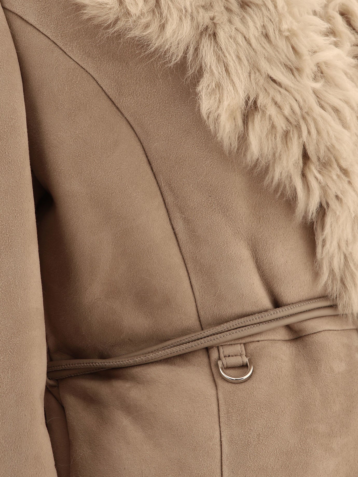 Leather jackets Solid colour  Beige - Saks Potts Women | PDP | VIETTI Online Store | Zoom-Modal_4
